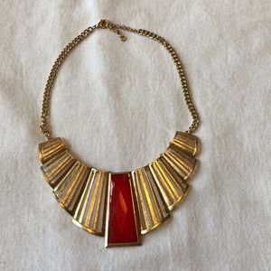 Red and gold necklace